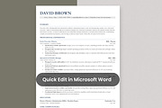 ATS Resume Template | Clean CV, a Resume Template by Anjum Ilyas (Thumbnail 3 of 7)