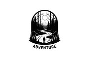 Nature Landscape Silhouette Vector B, an Illustration by Designer_Momina (Thumbnail 6 of 51)