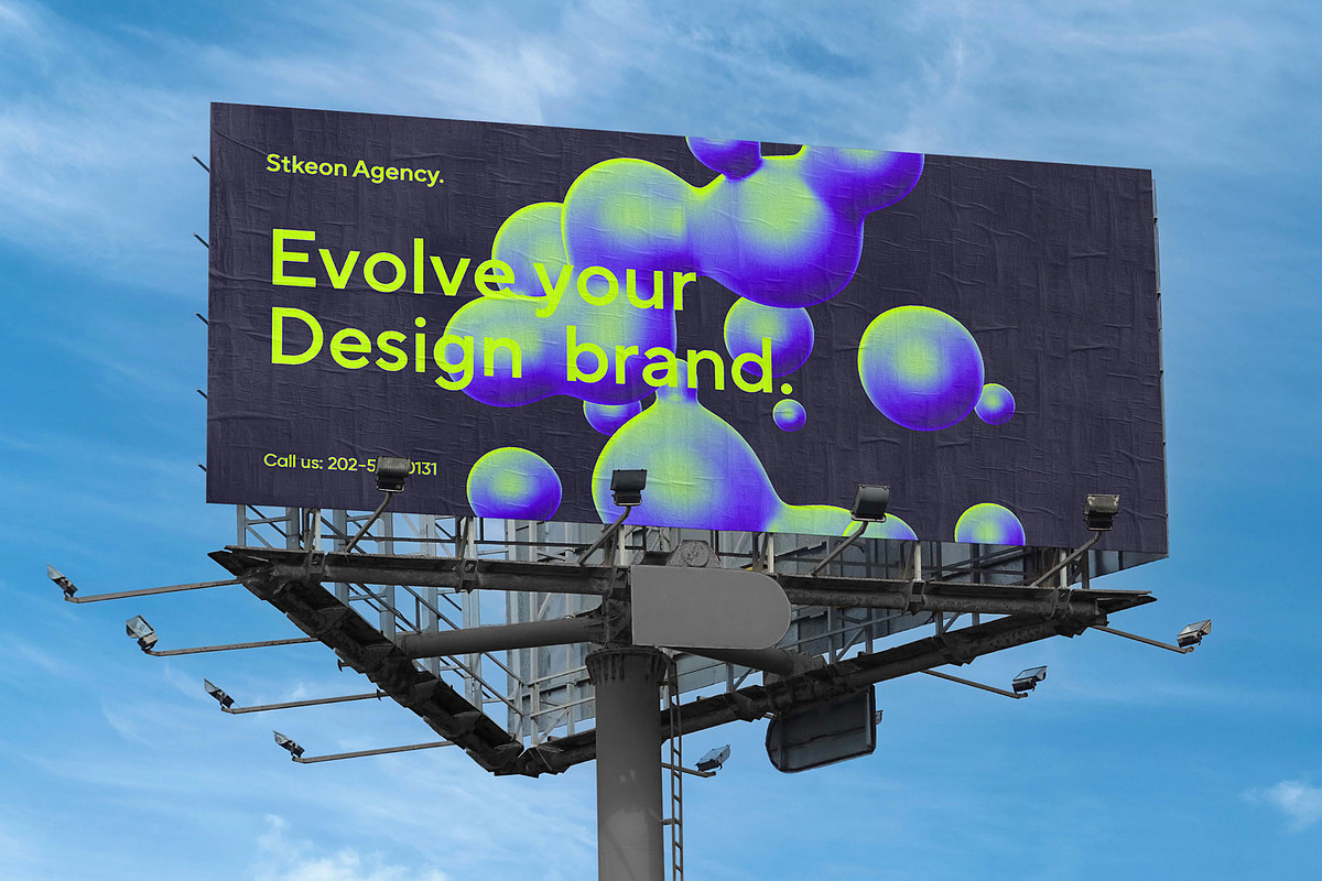 Billboard Poster Street Mockup, an Advertising Mockup by Asylab (Photo 4 of 5)
