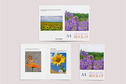 A4 Bifold Brochure Mockup, a Print Template by Beside Std (Thumbnail 1 of 11)