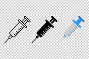 Syringe Vector Icon Set, an Object Graphic by Artonix (Thumbnail 3 of 3)