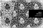 White garden. Seamless patterns, a Pattern Graphic by OlgaSoi007 (Thumbnail 7 of 10)