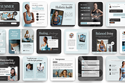 Wellness Coach Social Media Bundle, a Social Media Template by DigiPax (Thumbnail 9 of 15)