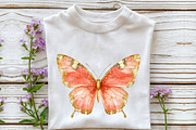 Watercolor Glitter Butterfly Clipart, an Illustration by Rose Art (Thumbnail 6 of 7)