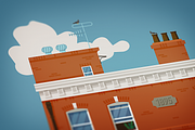 Townhouse Section Illustration, an Illustration by Masha Tace (Thumbnail 3 of 6)