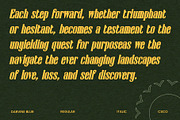 Darvine Blur, a Sans Serif Font by Craft Supply Co. (Thumbnail 3 of 8)
