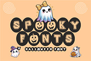 Halloween Cartoon - Spooky Font, a Sans Serif Font by KiddoGlyphs Studio (Thumbnail 3 of 5)