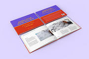 US Letter Size Landscape Book Mockup, a Books & Magazine Mockup by Illusiongraphic (Thumbnail 2 of 31)