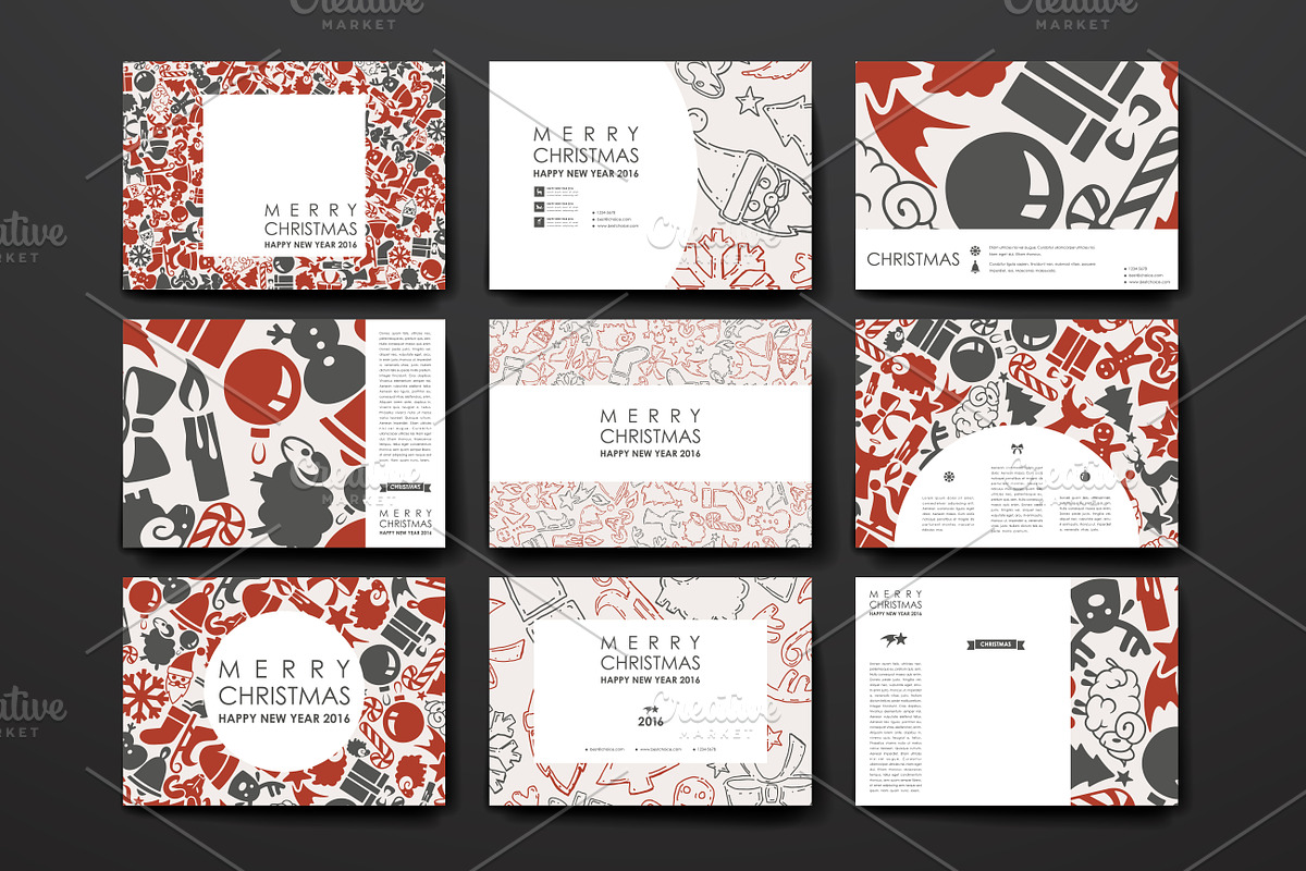 Merry Christmas Brochures, a Brochure Template by Palau (Photo 37 of 49)