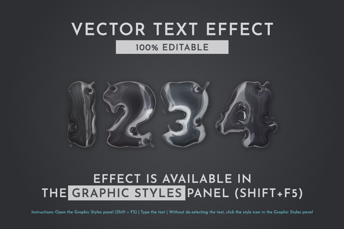 Drop Water Editable Text Effect, a Layer Style Add-On by rwgusev (Photo 5 of 5)