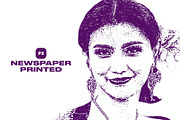 Newspaper Printed Effect, a Layer Style Add-On by Hubzway (Thumbnail 1 of 5)