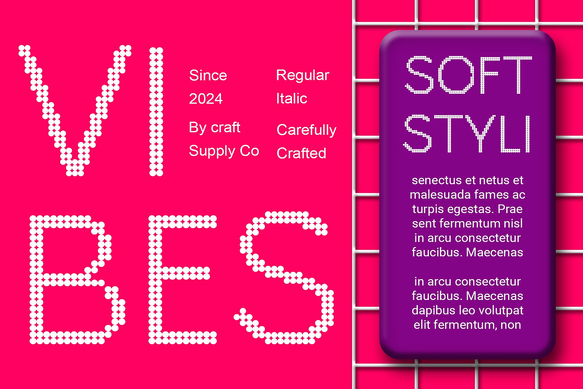 Brendie Disco, a Sans Serif Font by Craft Supply Co. (Photo 3 of 8)