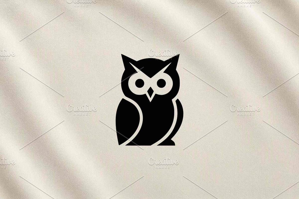 Elegant Owl Silhouette Vector, an Animal Illustration by Vectorium Studio (Photo 3 of 4)