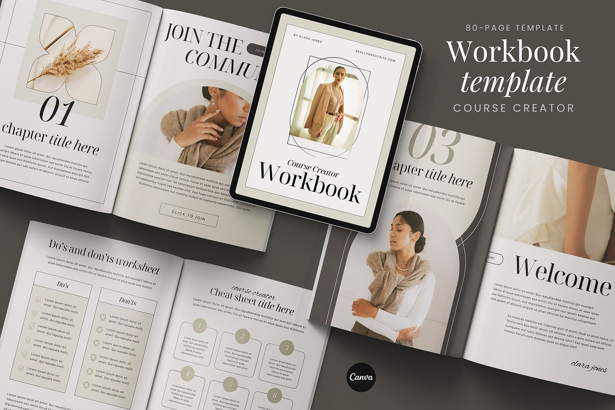 2in1 Ebook Workbook Template Bundle, a Templates & Theme by BoldNStudio (Photo 13 of 28)