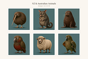 NZ & Australian Animals, Set 20, an Animal Illustration by LanternkinStudio (Thumbnail 5 of 12)