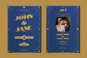 Mabel - Wedding Invitation Art Deco, a Poster Template by Attype (Thumbnail 3 of 4)