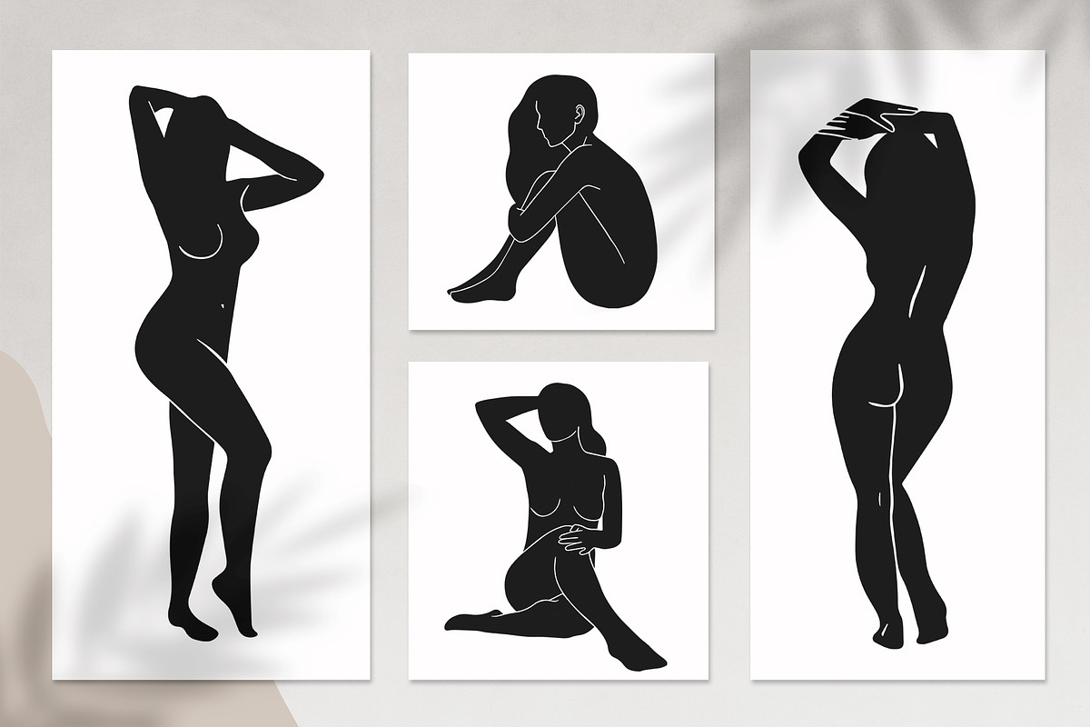 Woman Abstract Silhouette Collection, a Person Illustration by mejorana (Photo 6 of 11)