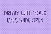 Dreamy Cloud, a Sans Serif Font by Carrtoonz (Thumbnail 3 of 5)