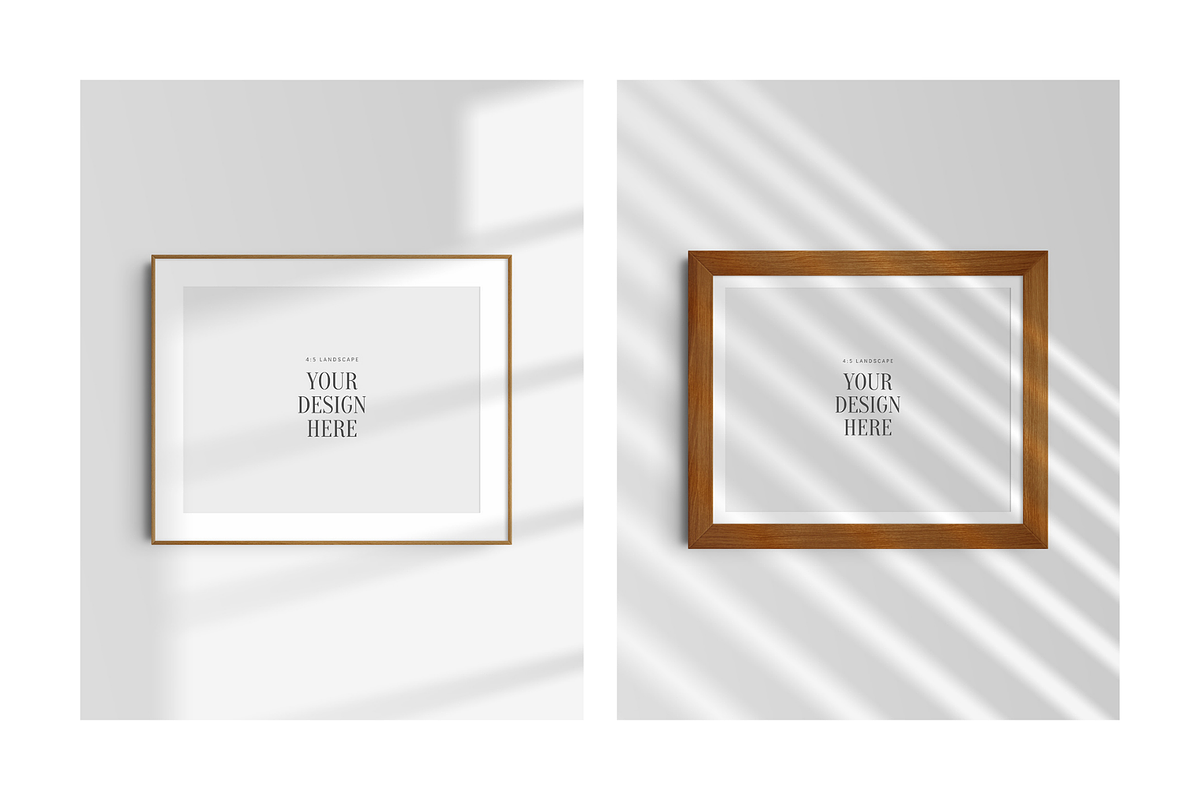 Frame Mockup 4:5 Landscape, a Mockup by DESIGN BY nube (Photo 5 of 15)
