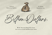 Billion Dollars, a Font by HKL Studio (Thumbnail 1 of 10)