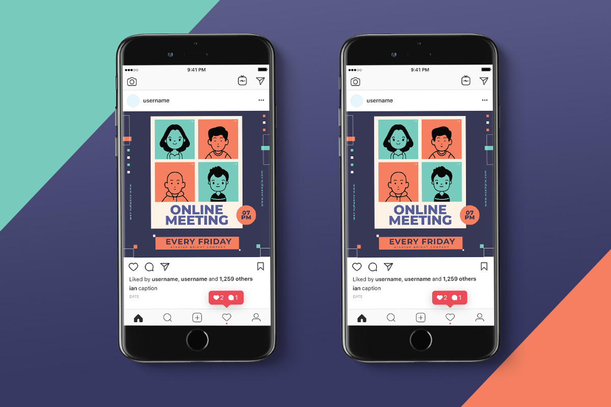 Online Meeting Flyers, a Flyer Template by Tokosatsu (Photo 2 of 4)