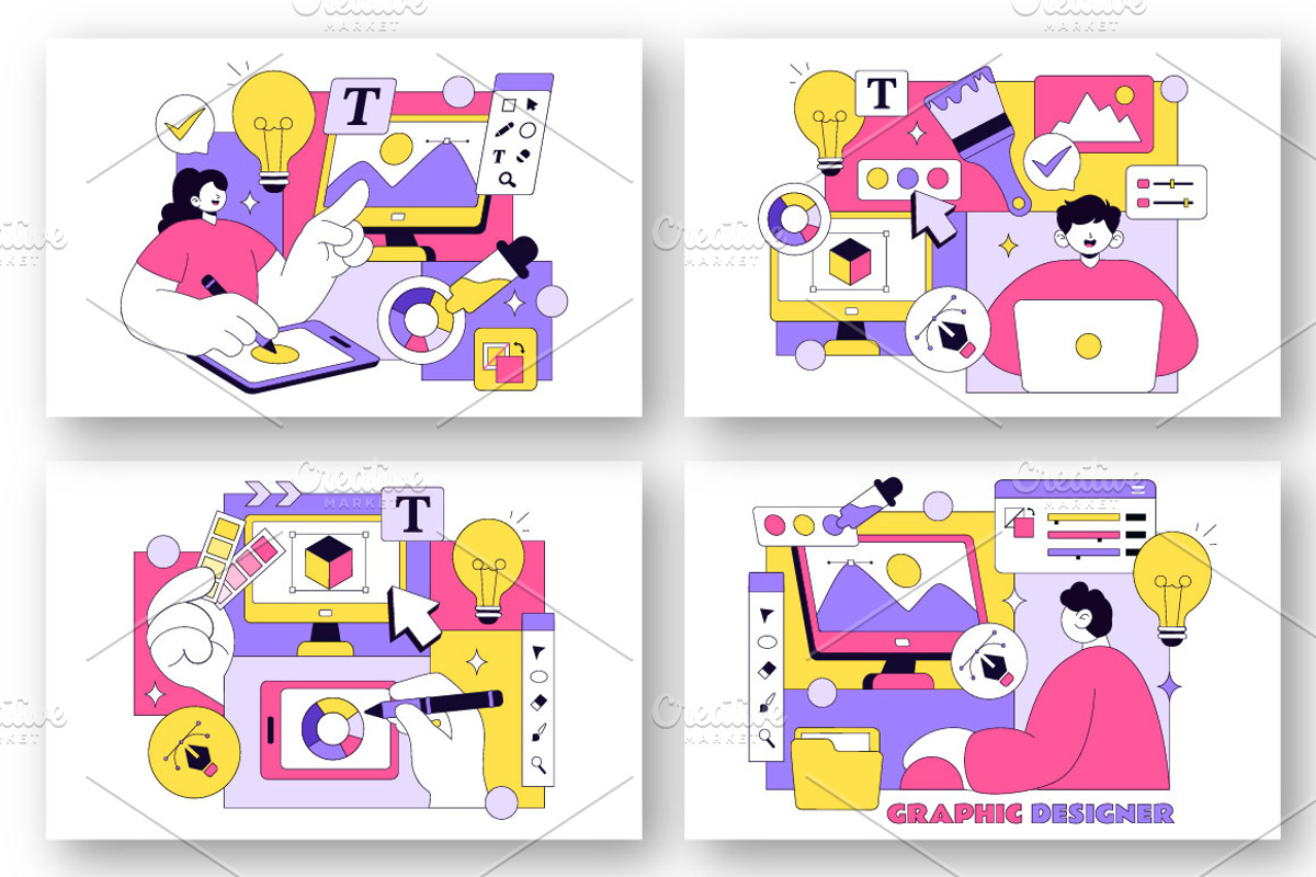 10 Graphic Design Illustration, a Decorative Illustration by denayunebgt (Photo 3 of 4)