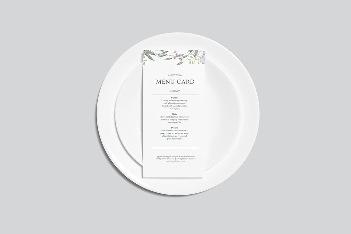 Menu Card Mockup, an Advertising Mockup by Twins_studio926 (Photo 3 of 5)