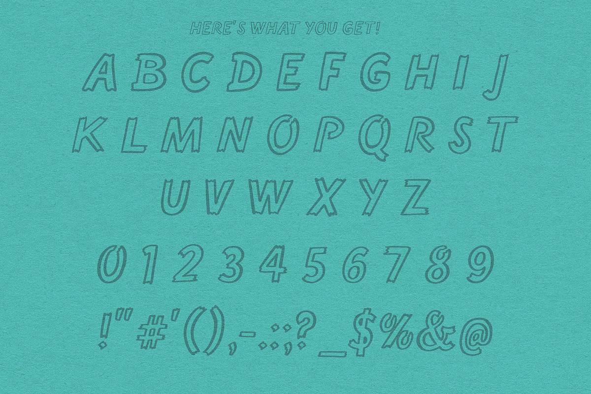 Clubhouse by Eric Pond Designs, a Handwritten Font by Eric Pond Designs (Photo 3 of 3)