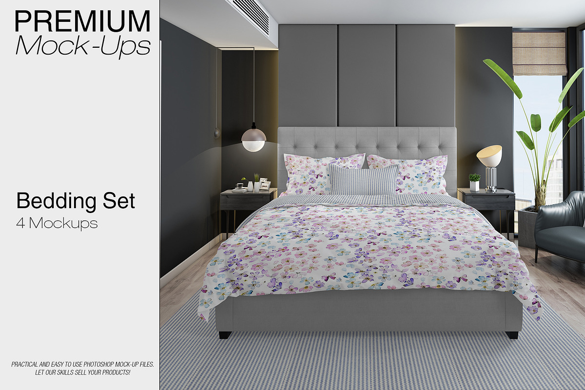 Bed Linens Bundle - 30 Mockups, an Apparel Mockup by mock-ups (Photo 31 of 35)