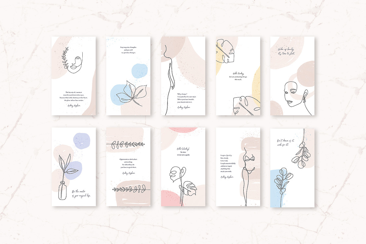 ANIMATED Instagram Stories – Lina, a Social Media Template by AgataCreate (Photo 8 of 8)