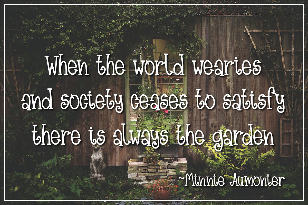Farmhouse Garden, a Handwritten Font by Endless Time Graphics (Photo 3 of 7)