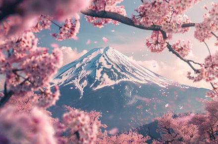 Beautifully sakura trees in the park, a Nature Photo by AlyaAnd