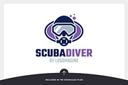 Scuba Diver Logo Template, a Branding & Logo Template by LOGOMAGINE (Thumbnail 9 of 16)