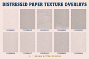 Distressed Paper Texture Overlays, a Texture Graphic by Brian Ritter Design (Thumbnail 12 of 14)