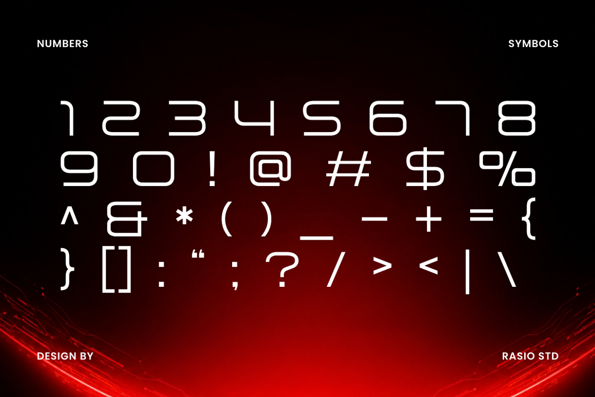 Velunars Modern Tech Futuristic Font, a Sans Serif Font by Rasio Studio (Photo 3 of 9)