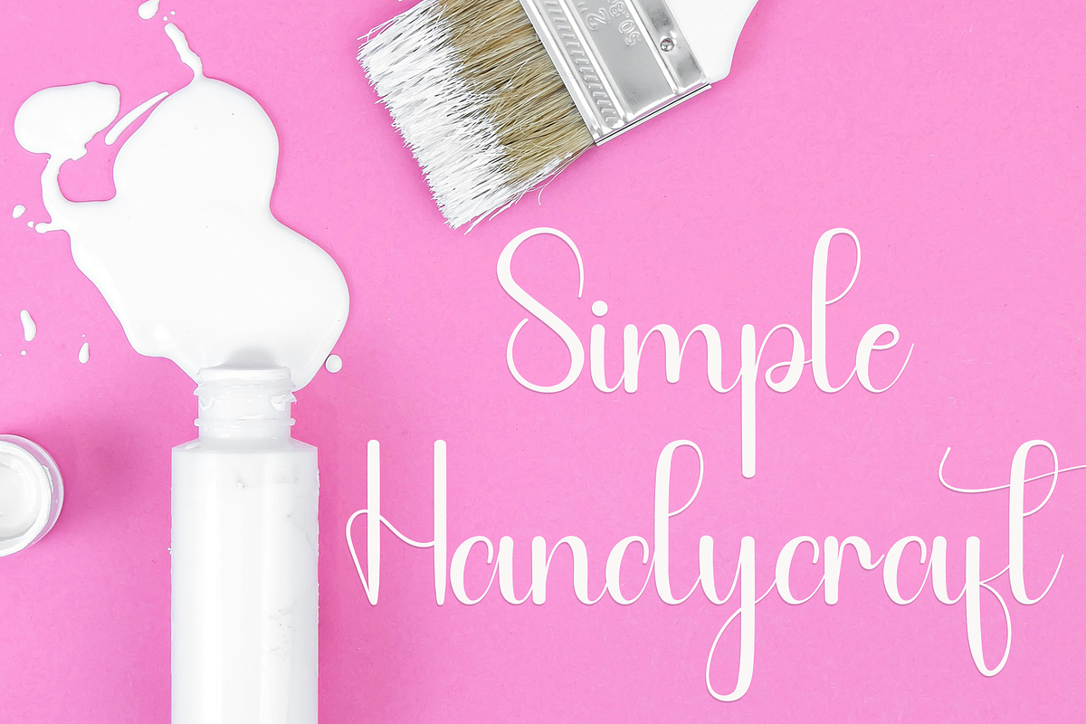 Beautiful Handmade, a Handwritten Font by FreshTypeINK (Photo 2 of 8)