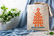 Merry and Bright Tree PNG, an Illustration by DreamPrint404 (Thumbnail 2 of 7)
