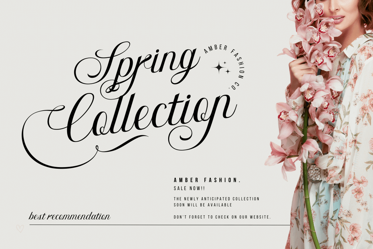 Bidena | Script Font, a Script Font by twinstd (Photo 7 of 11)