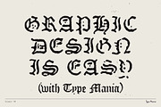 Doomer TM – Distressed Blackletter, a Blackletter Font by Type Mania (Thumbnail 10 of 10)