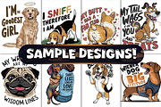 Funny Dogs Sarcastic Quote, a Poster Template by Craftsbeefy (Thumbnail 2 of 4)