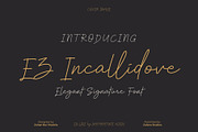 EZ Incallidove, a Handwritten Font by Zafara Studios (Thumbnail 1 of 6)