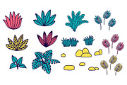 FLOWERS set, a Pattern Graphic by Tanya Akhmett (Thumbnail 2 of 5)