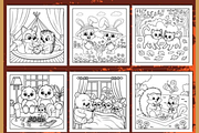 Bold Easy Fluffy Friends Coloring, a Graphic by shopcosm (Thumbnail 2 of 2)
