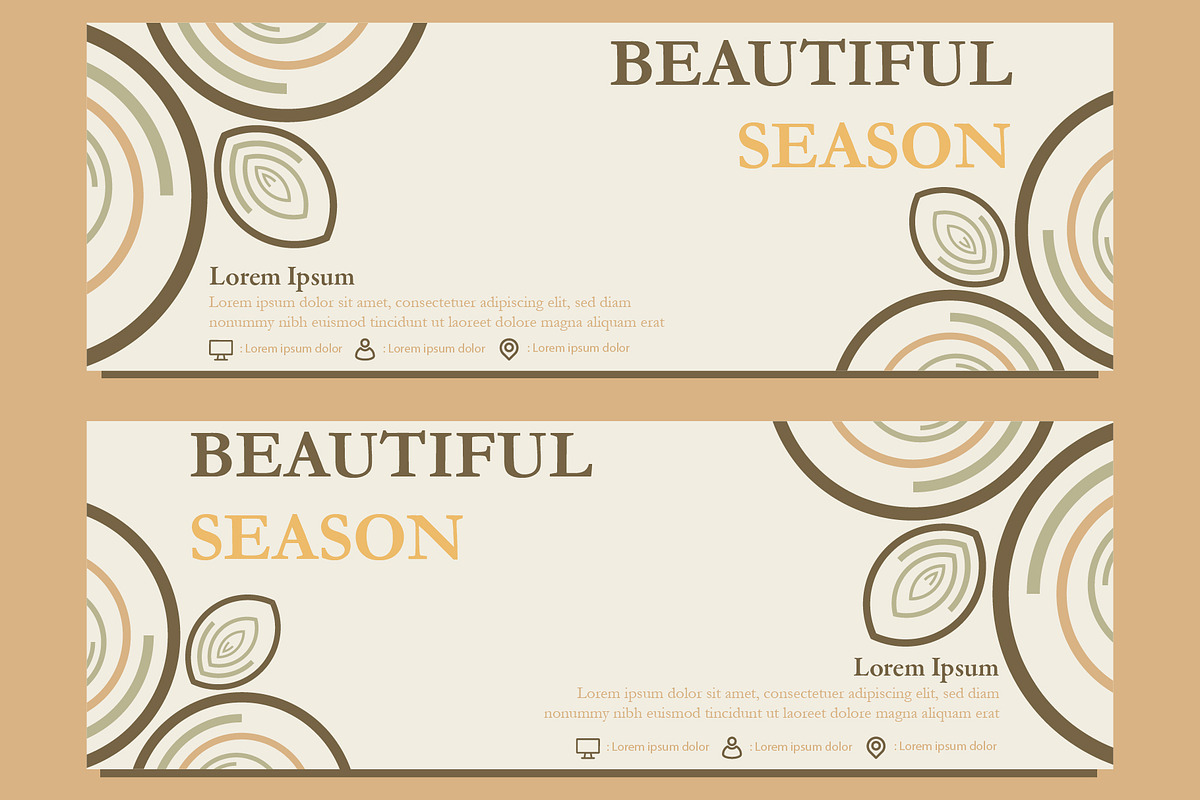 Abstract Floral Banner Template, a Marketing Template by sekitarief (Photo 3 of 3)