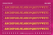 Minerio – Rounded Mexican Slab Font, a Slab Serif Font by Drizy (Thumbnail 4 of 10)