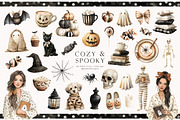 Cozy & Spooky Collection, a Seasonal Illustration by PeDe Designs (Thumbnail 4 of 30)