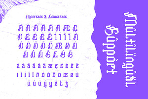 Huffles - Display Blackletter Font