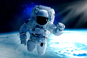 Astronaut in space