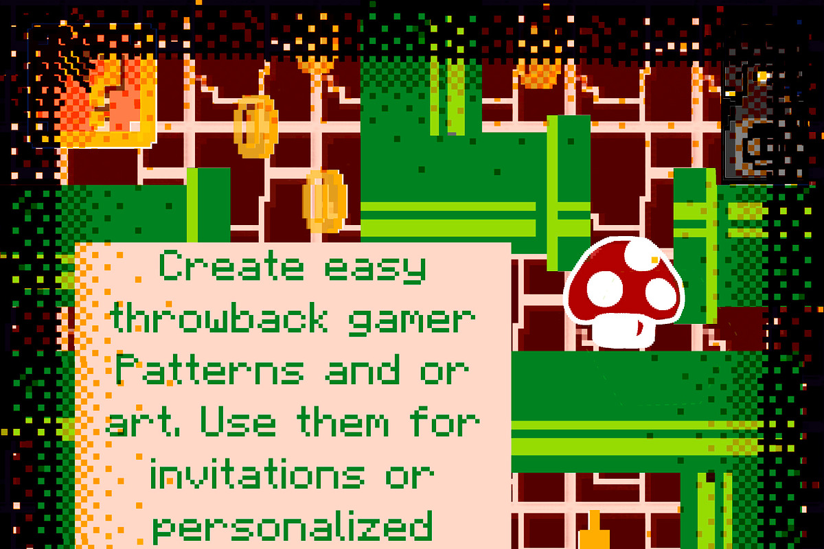 Pixel art! 100+ brush set!, a Brushes & More by Courtney Leigh creates (Photo 4 of 6)