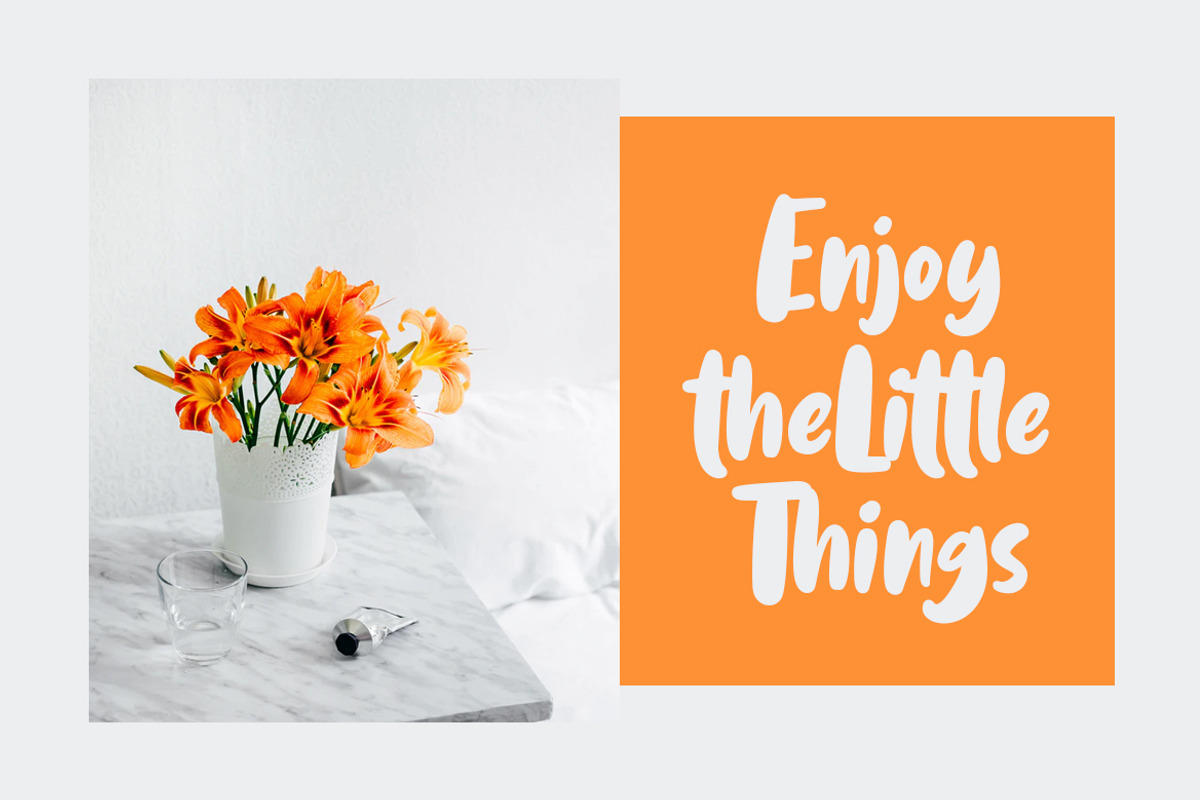 Manthul - Cute & Bold Font preview 2